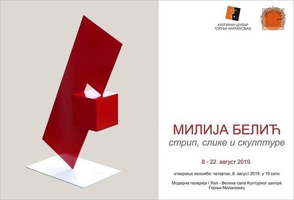 Strip, slike i skulpture Milije Belića