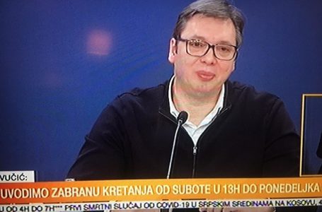 Od subote u 13h do ponedeljka u pet ujutru zabrana kretanja