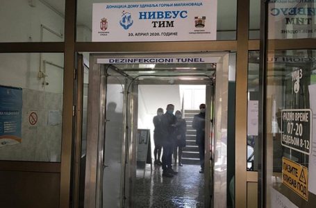 „Niveus tim“ donirao tunel za dezinfekciju Domu zdravlja