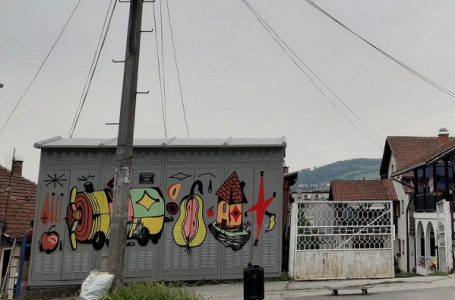 David i komšije oslikali trafo-stanicu u Takovskoj ulici
