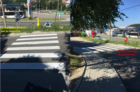 Čitalac reporter: Besmislen pešački prelaz