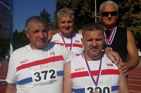Deset medalja za AK Veteran na Prvenstvu Srbije