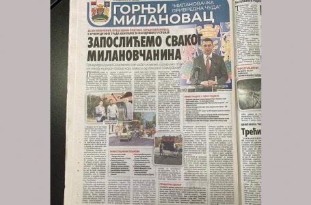 Milanovčani Kovačeviću platili reklamu 300 000 dinara u Večernjim novostima