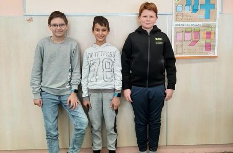 Uspeh učenika OŠ“Kralj Aleksandar I“ na Okružnom tekmičenju iz matematike