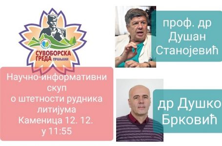 Ekološko udruženje „Suvoborska greda”: Naučno-informativni skup o štetnosti rudnika litijuma