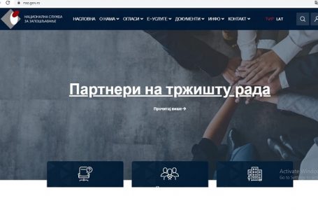 Novi veb-sajt Nacionalne službe za zapošljavanje