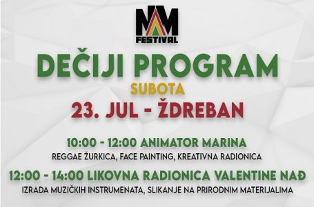 Program za decu na Natural Mystic Festivalu