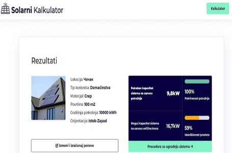 Solarni kalkulator: Vaš besplatni asistent u prelasku na solarnu energiju
