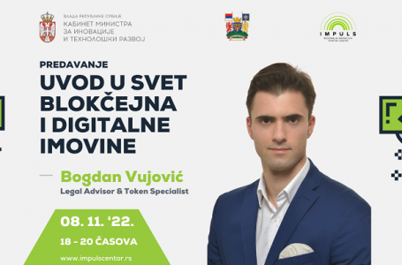 Impuls centar: Predavanje Uvod u svet blokčejna i digitalne imovine sa Bogdanom Vujovićem