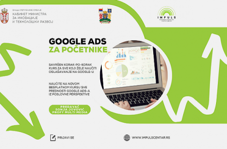 Impuls centar: Besplatan Google Ads za početnike