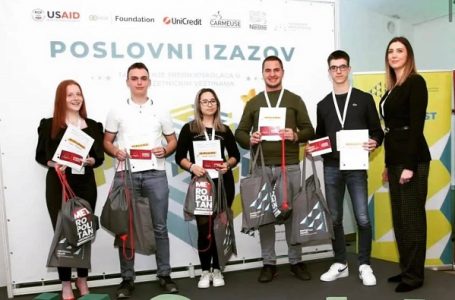 Milanovački gimnazijalac Dušan Antović u pobedničkom timu “Poslovni izazov“