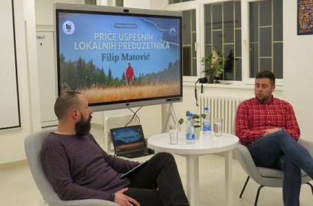 Održan još jedan meetup: „Priče uspešnih lokalnih preduzetnika“ – Filip Matović