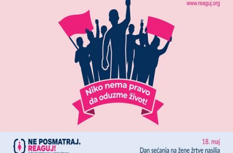 Inicijativa „Ne posmatraj. Reaguj!“- Zaustavimo eskalaciju ubistava žena