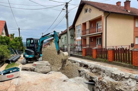 U toku radovi na izgradnji kanalizacije u ulicama Dušana Dugalića i Mladena Žujovića