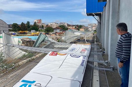Od oluje šteta i na Metalčevom stadionu