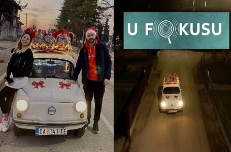 U FOKUSU: Radost i osmeh za Pavla i belu „fiću“ punu novogodišnjih paketića (VIDEO)