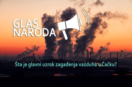 GLAS NARODA: Šta je glavni uzrok zagađenja vazduha u Čačku? (VIDEO)