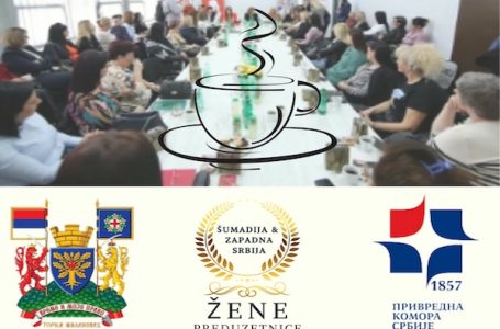 „Karavan ženskog preduzetništva – Kafa sa preduzetnicama“ u Gornjem Milanovcu u utorak