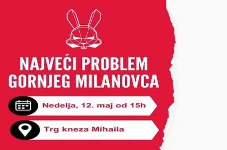Ulična akcija i performans grupe SviĆe u nedelju u Gornjem Milanovcu
