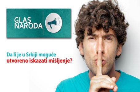 GLAS NARODA: Da li je u Srbiji moguće otvoreno iskazati mišljenje? (VIDEO)