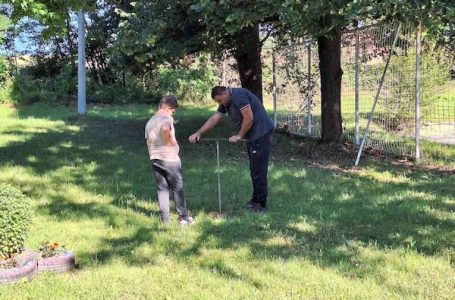 Meteorološka stanica u dvorištu škole u Svračkovcima