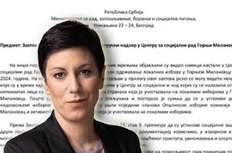 Milošević: Ministarstvo da suoči zaposlene i direktora CSR da je njihova bahatost narušila ugled same institucije