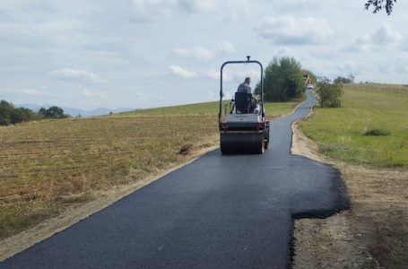 Asfaltiran nekategorisani put u Mesnoj zajednici Teočin, pravac Borovnjaci-Drinčići