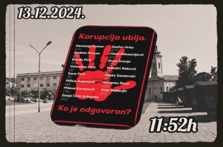 U 11:52 “Zastani, Gornji Milanovac” 13. decembra