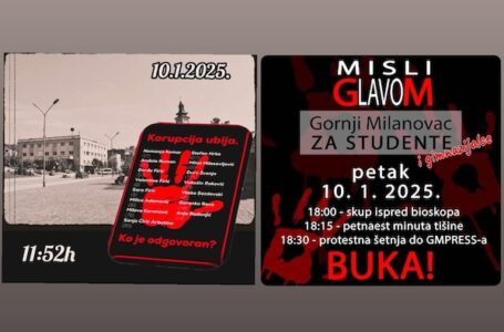 Milanovčani zastaju u 11.52, studenti najavili večeras okupljanje ispred bioskopa