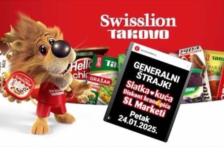 „Swisslion“ se priključio generalnom štrajku