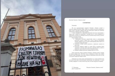 SAOPŠTENJE maturanata Gimnazije: Nastavak blokade do ispunjenja zahteva