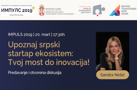 IMPULS 2019 Predavanje: Upoznaj srpski startap ekosistem: Tvoj most do inovacija