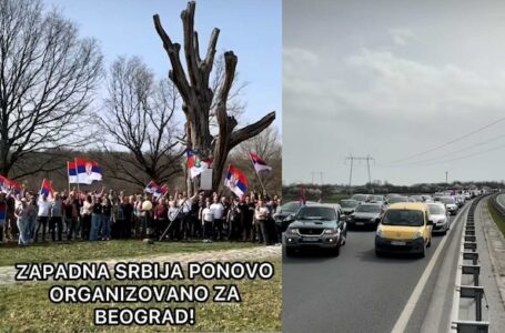 Zapadna Srbija ponovo organizovano ide u Beograd