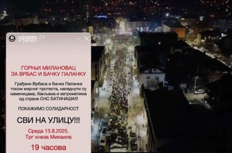 Večeras na trgu: Podrška napadnutim građanima Vrbasa i Bačke Palanke