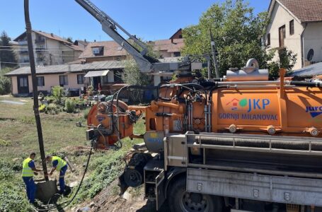 JKP: Radovi na otpušavanju kanalizacione mreže u Obilićevoj ulici