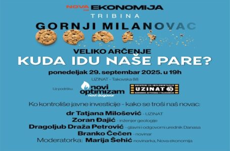 Večeras tribina „Kuda idu naše pare“