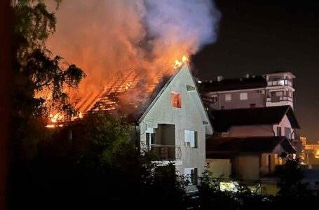 Požar u porodičnoj kući u Gornjem Milanovcu (+FOTO)