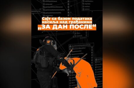Sajt sa bazom podataka nasilja nad građanima „Za dan posle“ pušten u rad