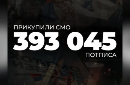 Studenti prikupili 393.045 potpisa, dijaspora još nije prebrojana