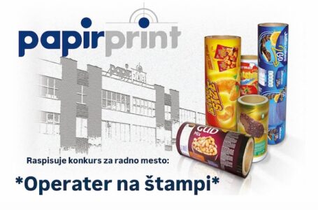 POSAO: „Papir Print“ zapošljava operatera na štampi u Gornjem Milanovcu