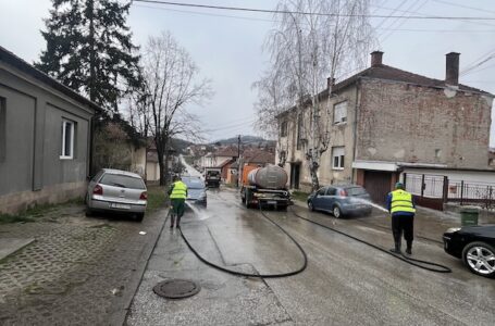 JKP: Plan pranja ulica u Gornjem Milanovcu za 17. mart