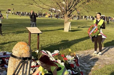 Studenti položili vence na Spomenik pod grmom iz 1887. godine