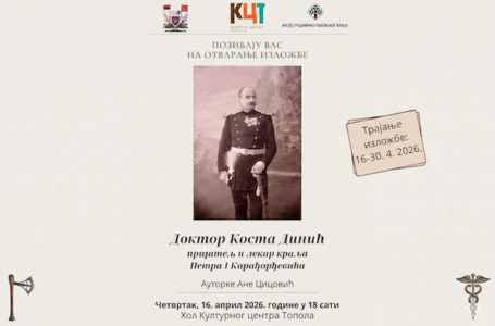 Muzej RTK: Izložba o doktoru Kosti Diniću u Topoli