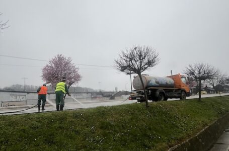 JKP: Plan pranja ulica u Gornjem Milanovcu za 3. april