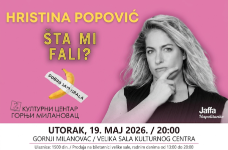 Autobiografska monodrama glumice Hristine Popović: ,,Dobro sam ispala! Šta mi fali?”