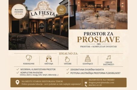 La Fiesta – novo mesto za proslave u Gornjem Milanovcu