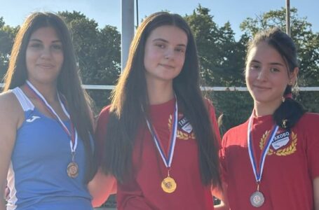 Zlato i bronza za AK Takovo u Sremskoj Mitrovici: Emilija Antonijević prvakinja Vojvodine