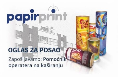 Oglas za posao: Papir Print zapošljava veći broj izvršilaca